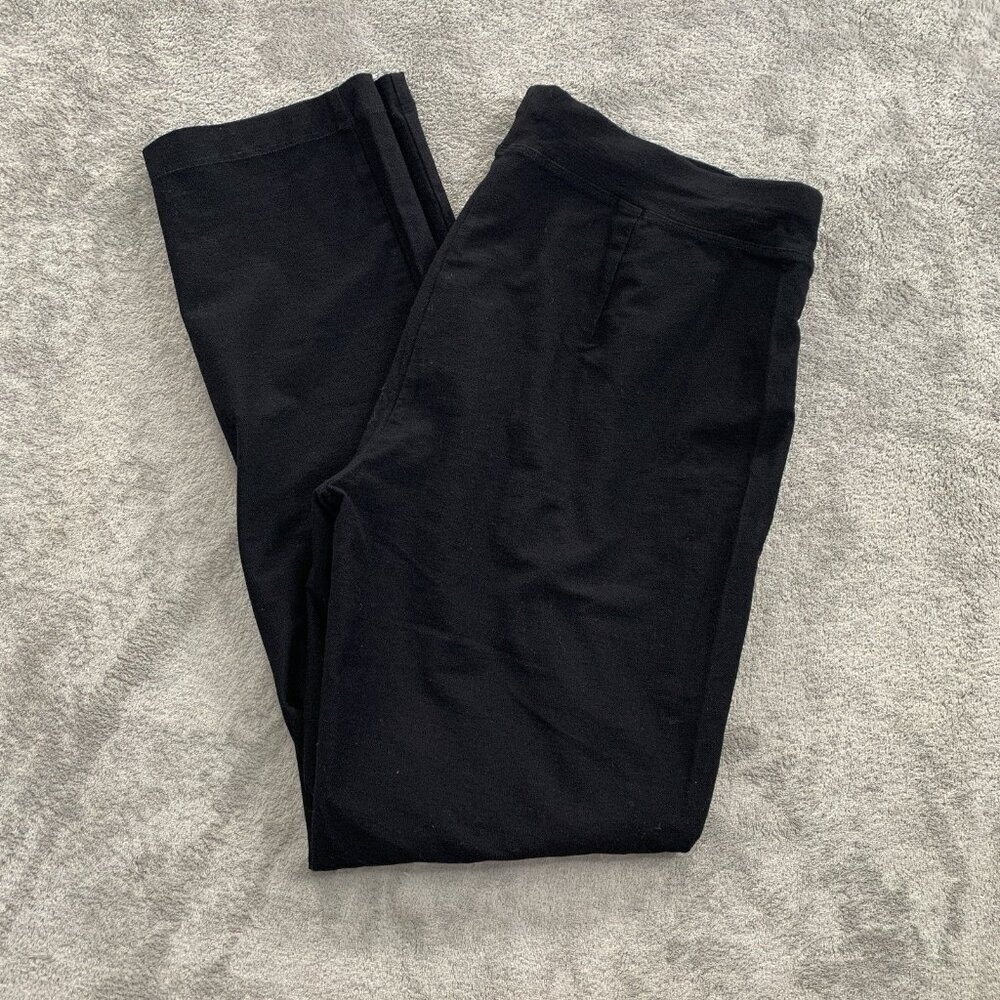 Eileen Fisher Pants Women Small Pull On Straight Leg Ponte Knit Viscose Blend